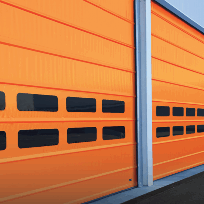 Porte roulante rapide F